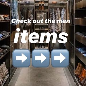 Men items available